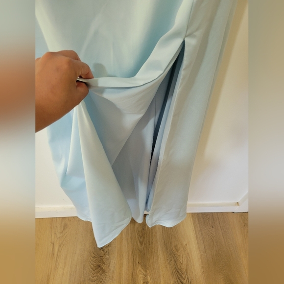 STACEES Light Blue One-Shoulder Dress - Picture 7 of 12